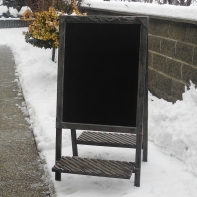 Zahradní nábytek - reklamní tabule