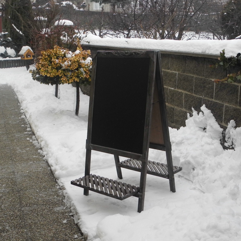 Zahradní nábytek - reklamní tabule