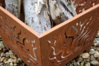 Zahradní ohniště kovové 60x45x60cm