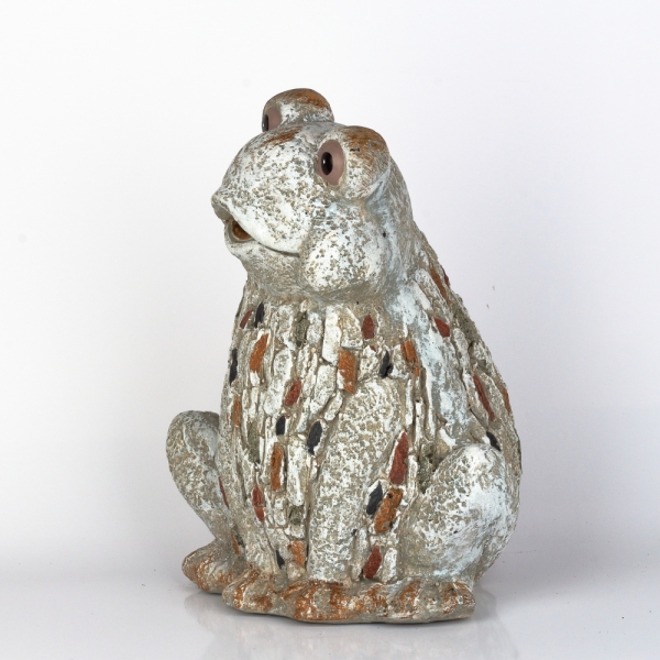Zahradní okrasná žába k jezírku 34cm