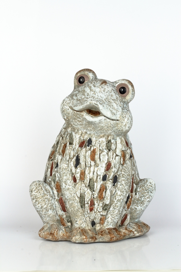 Zahradní okrasná žába k jezírku 34cm