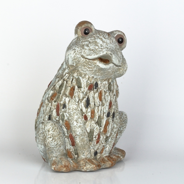 Zahradní okrasná žába k jezírku 34cm