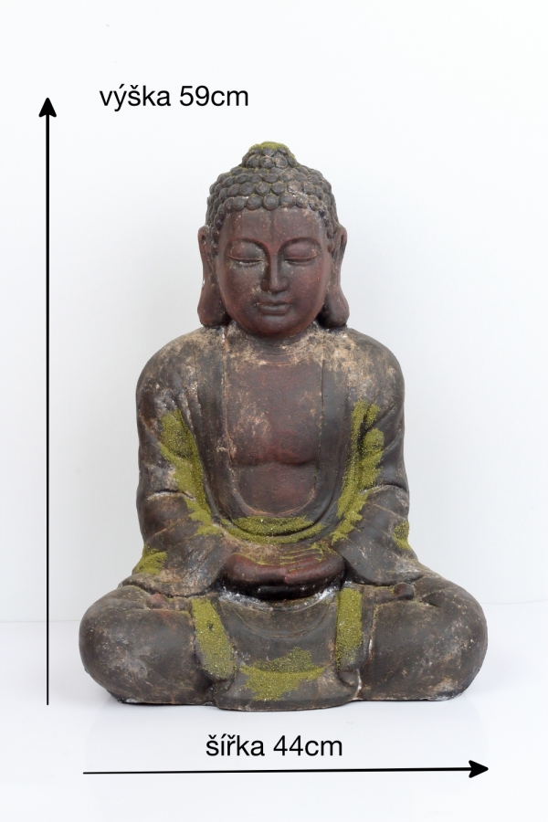 Zahradní okrasný buddha 59cm