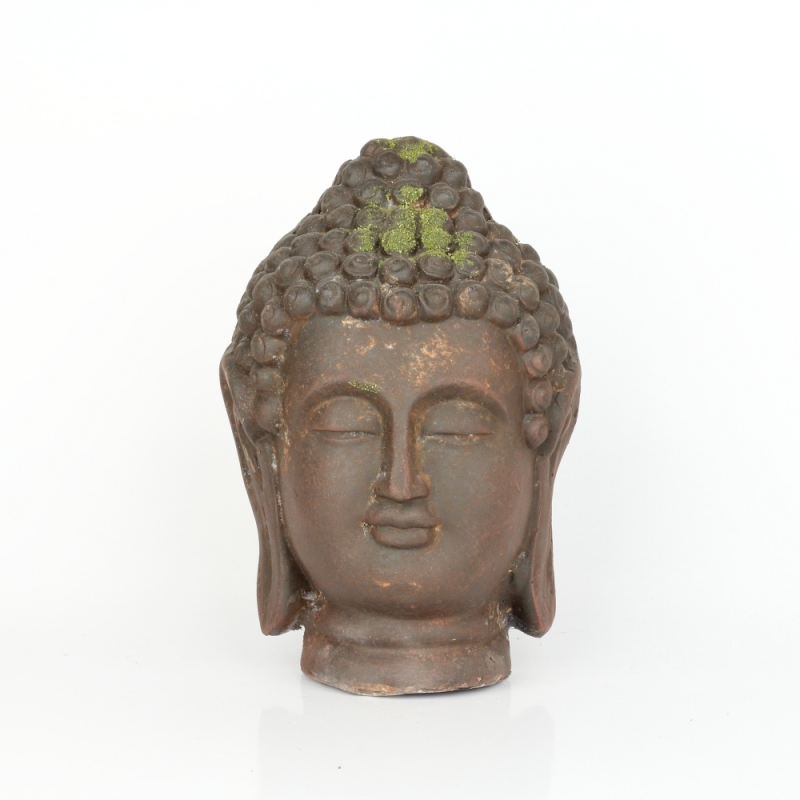 Zahradní okrasný buddha - hlava 27cm