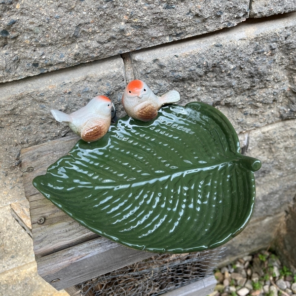 Zahradní pítko pro ptáky 21x19cm