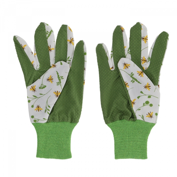Zahradní rukavice s potiskem včelek 11,4 x 0,9 x 22,6 cm
