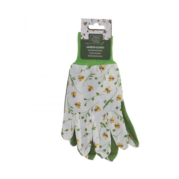 Zahradní rukavice s potiskem včelek 11,4 x 0,9 x 22,6 cm