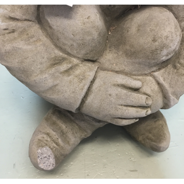 Zahradní skřítek sedící 30cm - vyřazeno