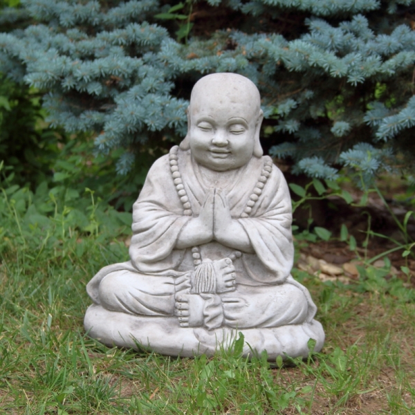 Zahradní socha Modlící Buddha 17kg