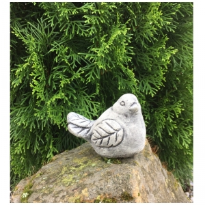 Zahradní soška ptáček 5,5x9x6cm