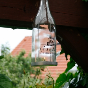 Zahradní svítilna Garden 1897 černý text 45cm