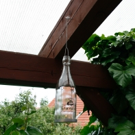 Zahradní svítilna Garden 1897 černý text 45cm