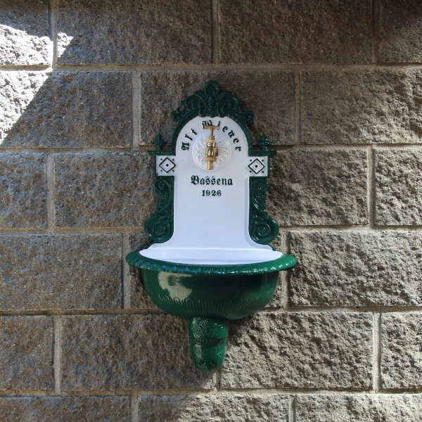 Zahradní umyvadlo Bassena zelené