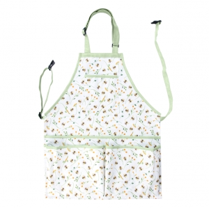 Zahradní zástěra s potiskem včelek 110,5 x 1 x 52,5 cm