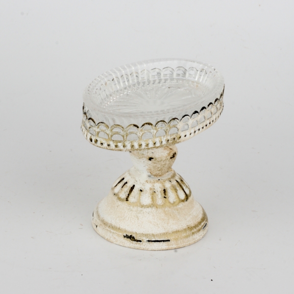 Zámecká mýdlenka na noze 12,5x10x8cm