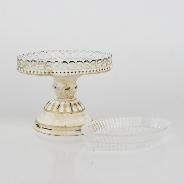 Zámecká mýdlenka na noze 12,5x10x8cm