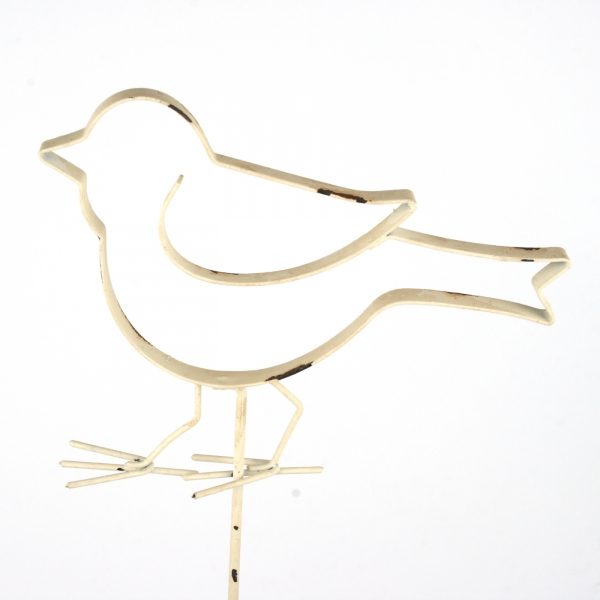 Zápich do květináče ptáček 60 cm