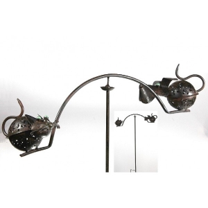 Zápich do trávníku kočka a pes 71 x 122 cm