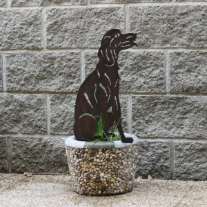 Zápich do trávníku pes 57cm