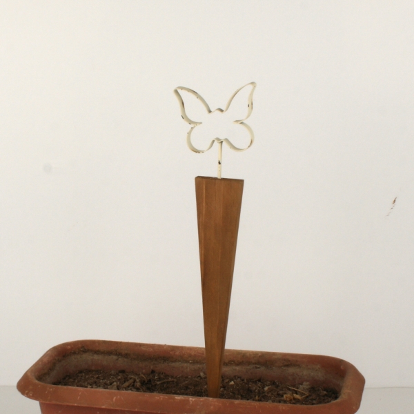 Zápichy do květináčů motýl 39cm