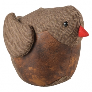 Zarážka do dveří hnědý ptáček