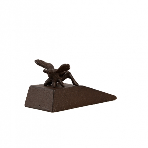 Zarážka dveří s včelkou 15,8 x 7,3 x 7,4 cm litina