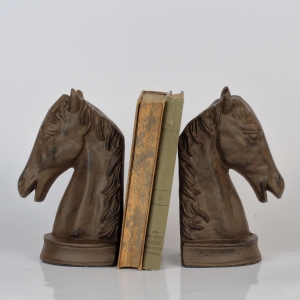 Zarážka na knihy koně (sada 2ks) 23x9x19cm