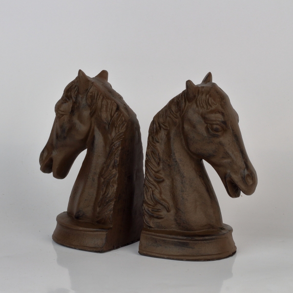 Zarážka na knihy koně (sada 2ks) 23x9x19cm