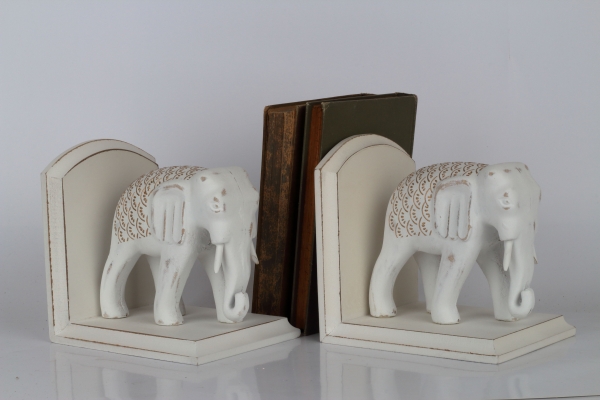 Zarážka na knihy slon 31x12x13cm