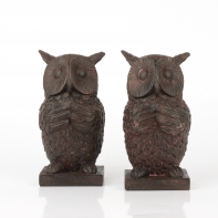 Zarážka na knihy sova 15cm (set 2ks)