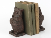 Zarážka na knihy sova 15cm (set 2ks)