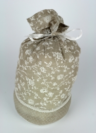 Zarážka za dveře krémová 25cm