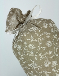 Zarážka za dveře krémová 25cm