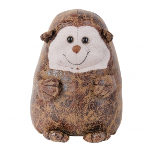 Zarážky na dveře kožena zvířátka ježek