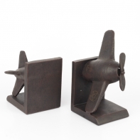 Zarážky na knihy letadlo 22x10x19cm