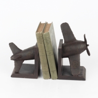 Zarážky na knihy letadlo 22x10x19cm