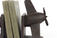 Zarážky na knihy letadlo 22x10x19cm