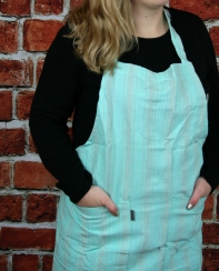 Zástěra do kuchyně - tyrkysová