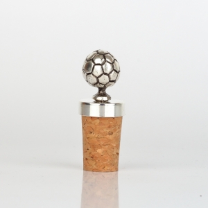 Zátka na víno fotbalový míč 7cm - dárek pro fotbalistu