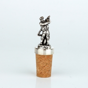 Zátka na víno golfista - dárek pro golfistu 7cm