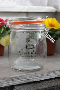 Zavařovací sklenice s klipem Garden 12,7x14x10,9 cm
