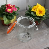 Zavařovací sklenice s klipem Garden 12,7x14x10,9 cm