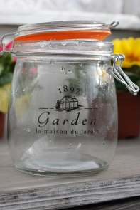 Zavařovací sklenice s klipem Garden 12,7x14x10,9 cm