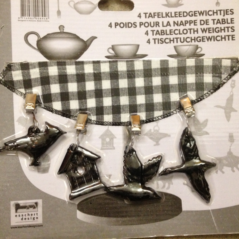 Závaží na ubrus ptáčci