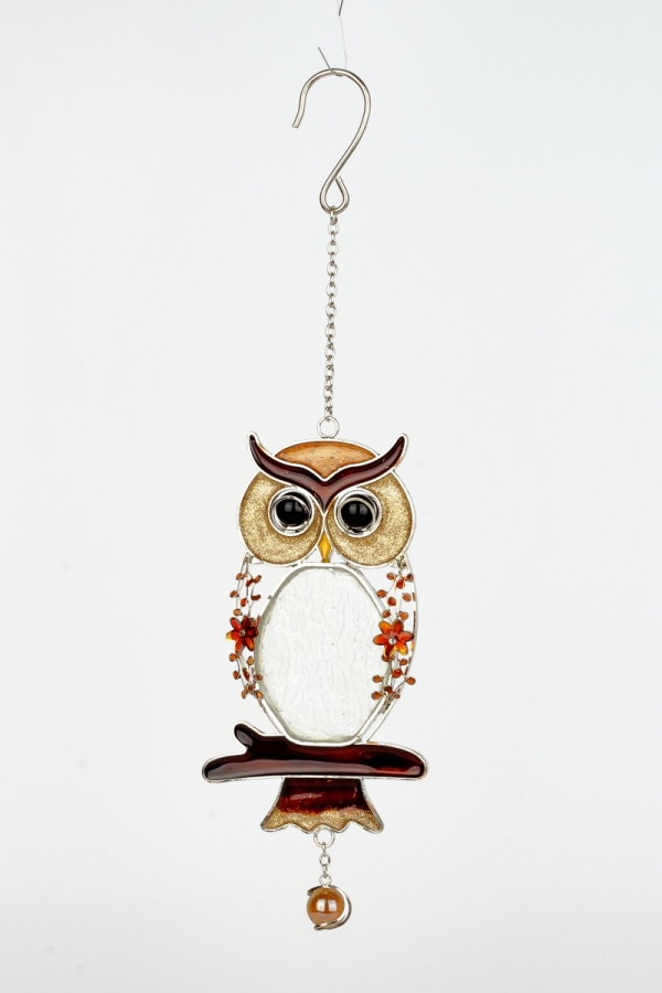 Závěs sova Tiffany 24cm 