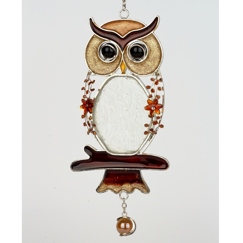 Závěs sova Tiffany 24cm 