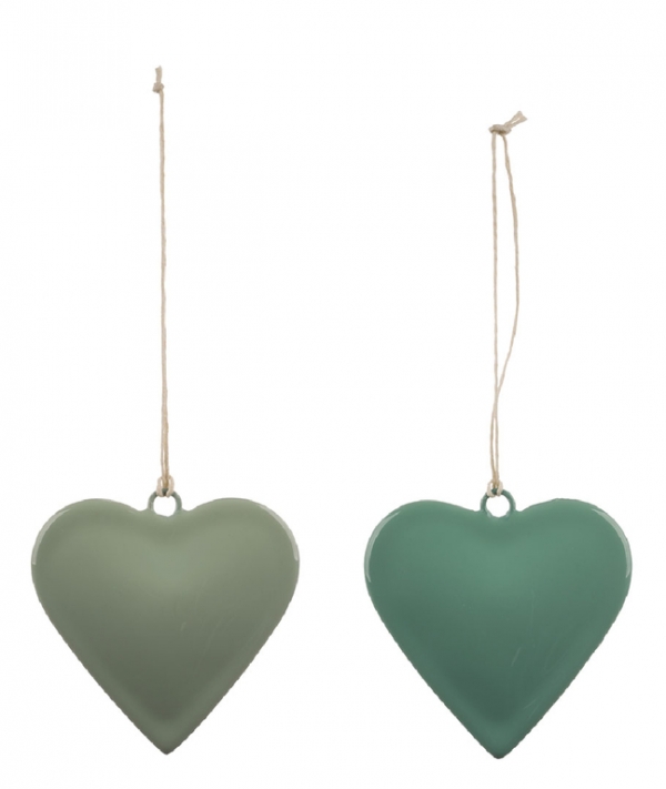 Závěsná dekorace do bytu srdce 8x8cm 