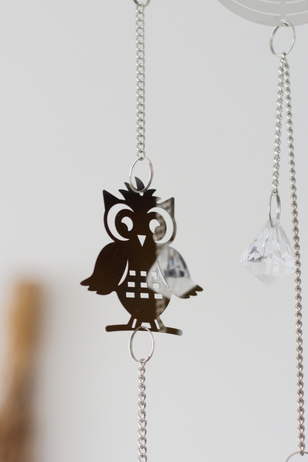 Závěsná dekorace sova 52cm 