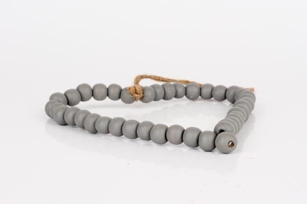 Závěsná dekorace srdce šedé 13cm