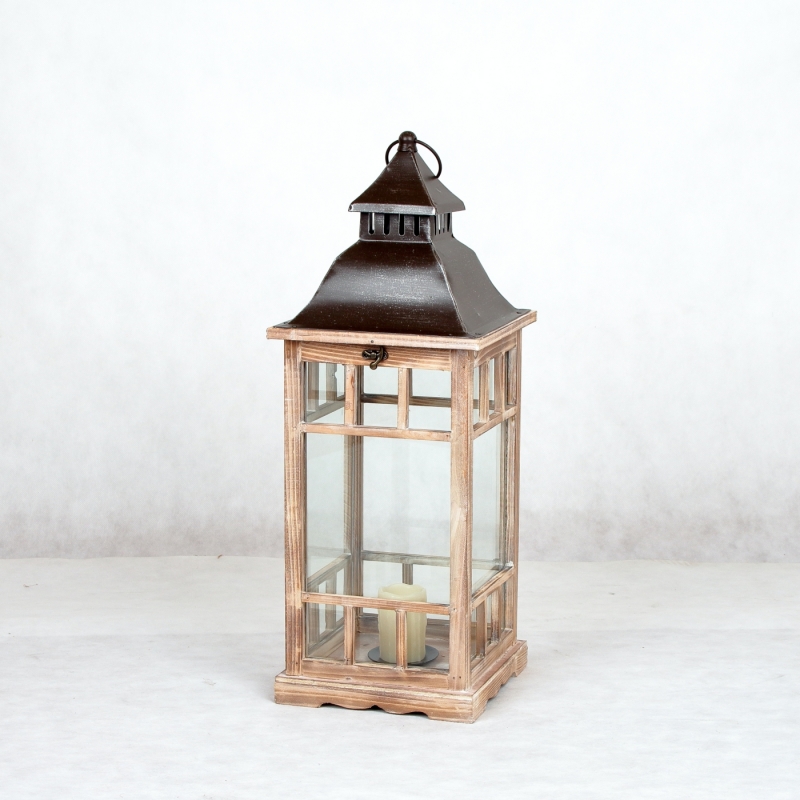 Závěsná lucerna střední 22,5x22,5x64cm